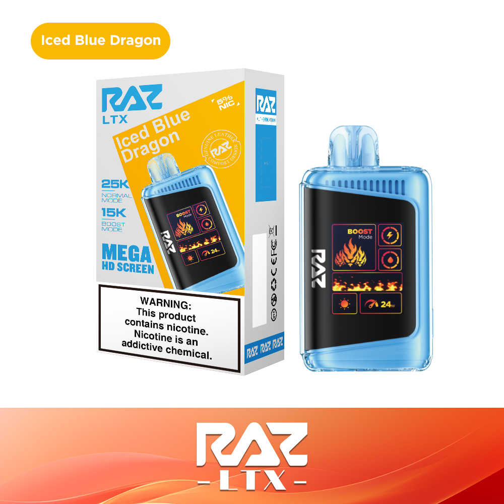 RAZ LTX 25K Disposable 5, raz ltx25000, raz dc25000, raz dc25k, raz